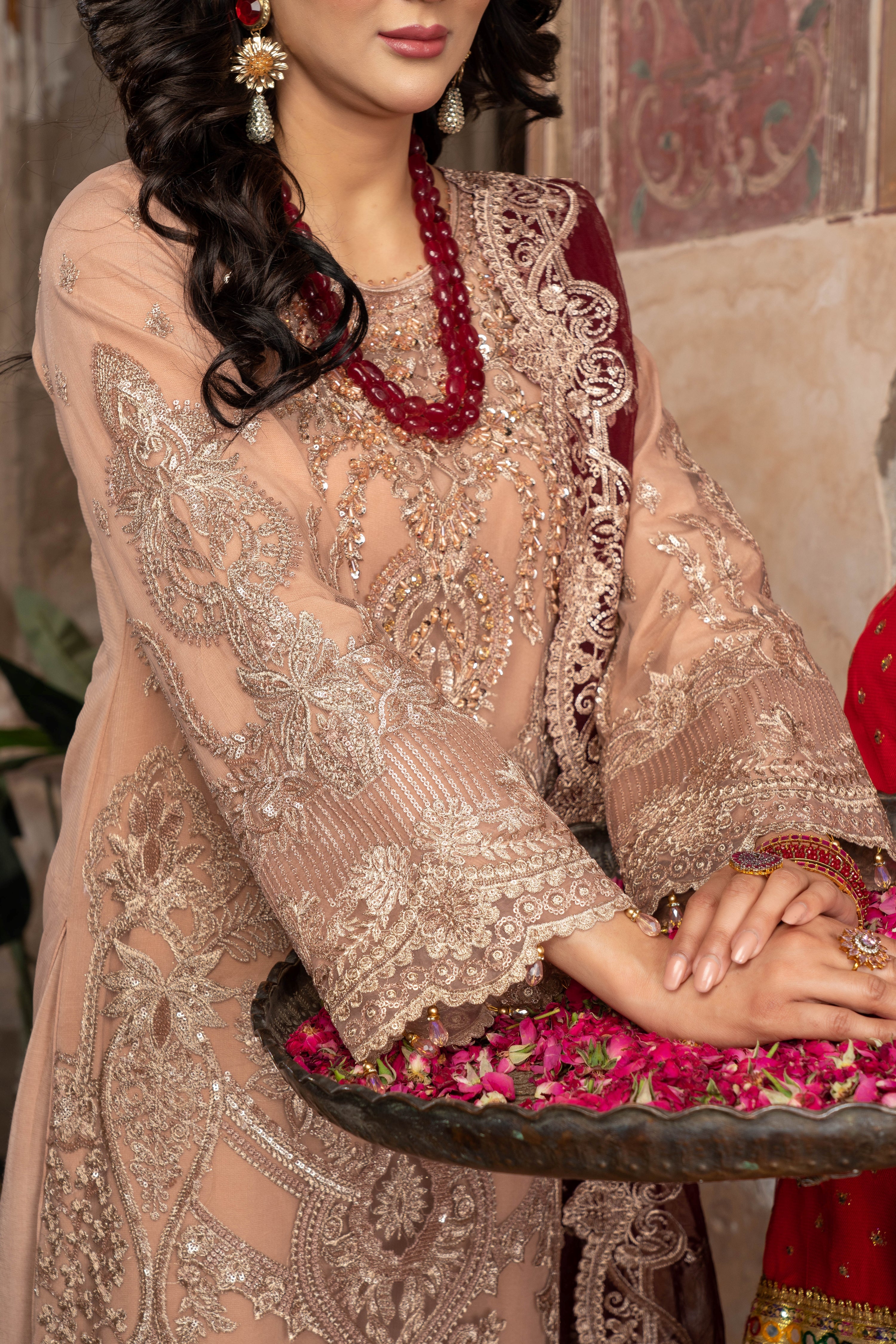 Imrozia Embellished Net Wedding Wear Sahil IMR248