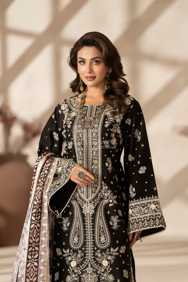 Karma Embroidered Cotton 3 Piece Suit KAR169