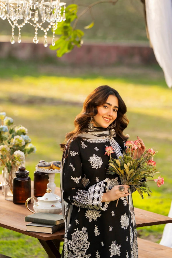 Karma embroidered Cotton 3 Piece Suit KAR153