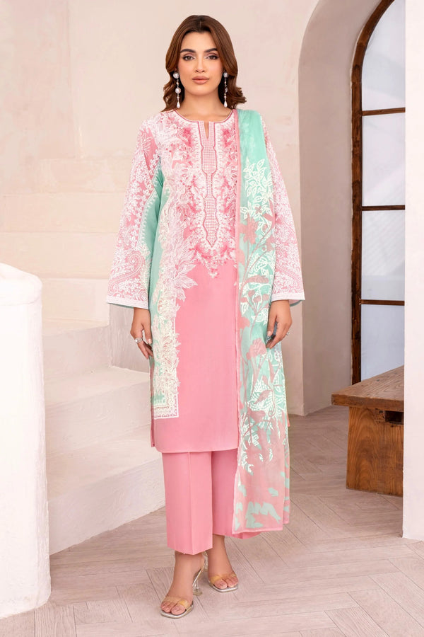 Limelight Embroidered Lawn 3 Piece Suit LIM373