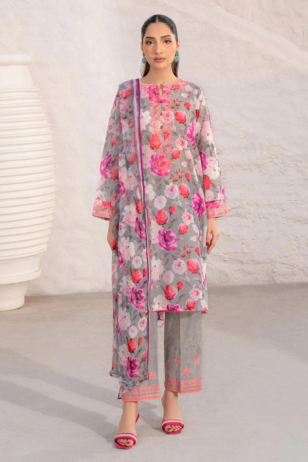 Limelight Embroidered Lawn 3 Piece Suit LIM398