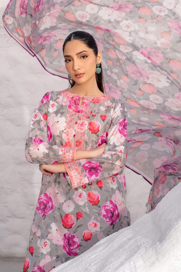 Limelight Embroidered Lawn 3 Piece Suit LIM398