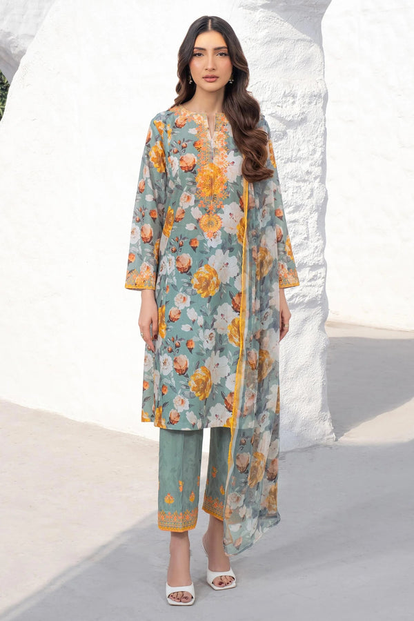 Limelight Embroidered Lawn 3 Piece Suit LIM399
