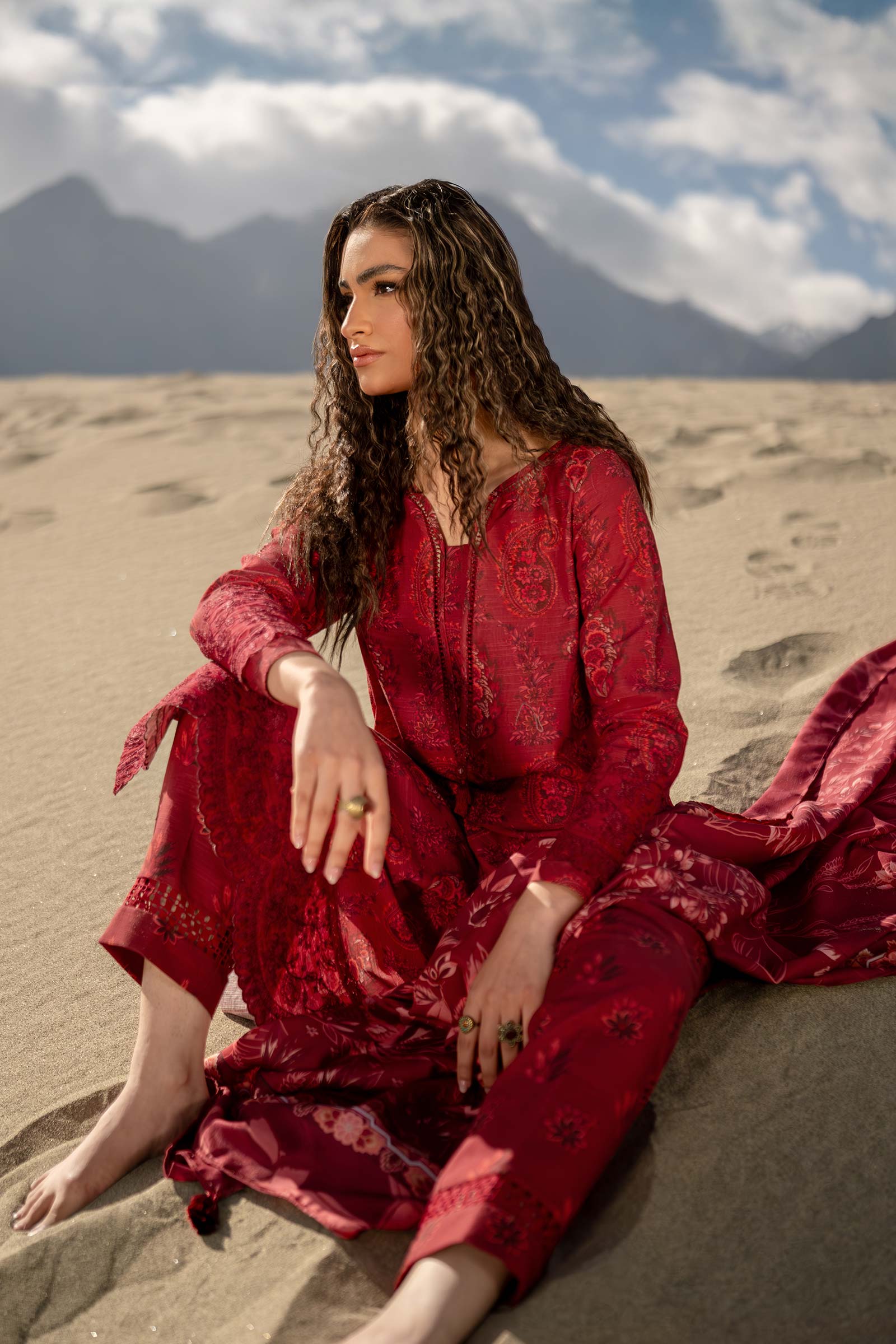 Maria B Khaddar 3 Piece Suit MAR180