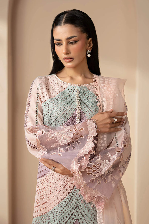 Mariab Luxury Lawn 12B 3 Piece Suit 47" Length MAR206