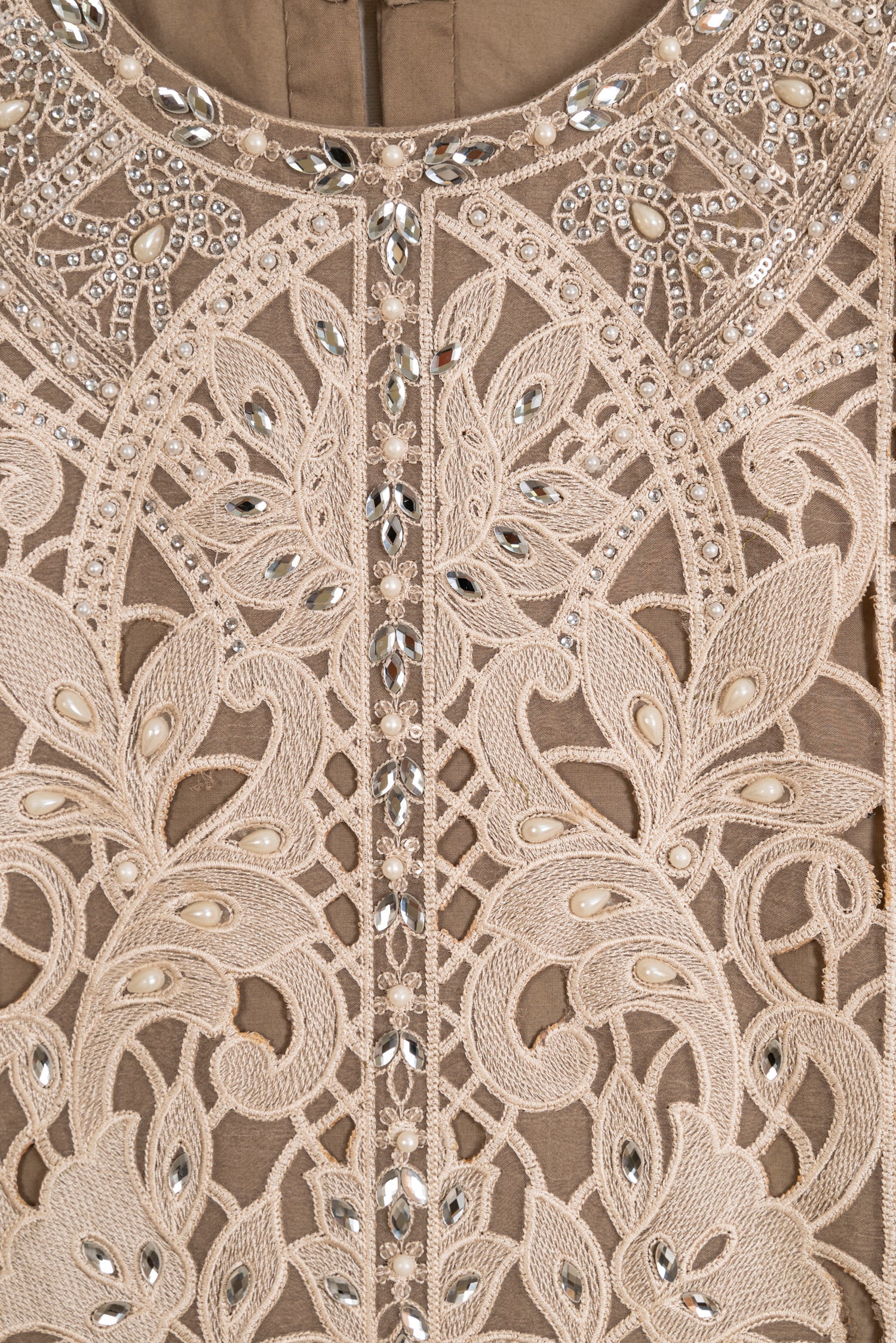 Maria B Luxury Lawn Embroidered Organza 3 Piece Suit MAR162