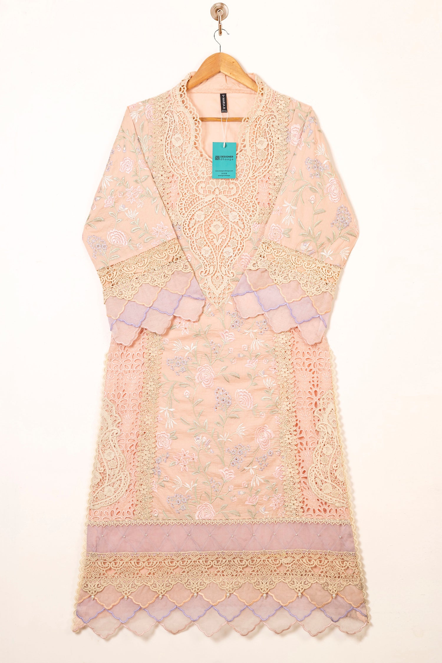 Maria B Luxury Embroidered Lawn 3 Piece Suit MAR164