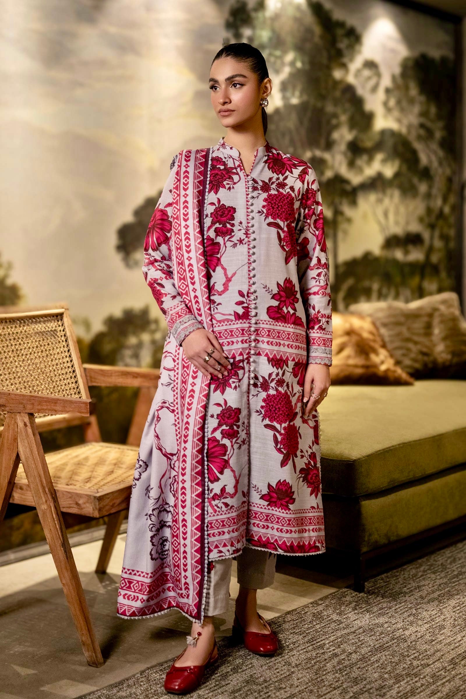 Maria B Khaddar 3 Piece Suit MAR179