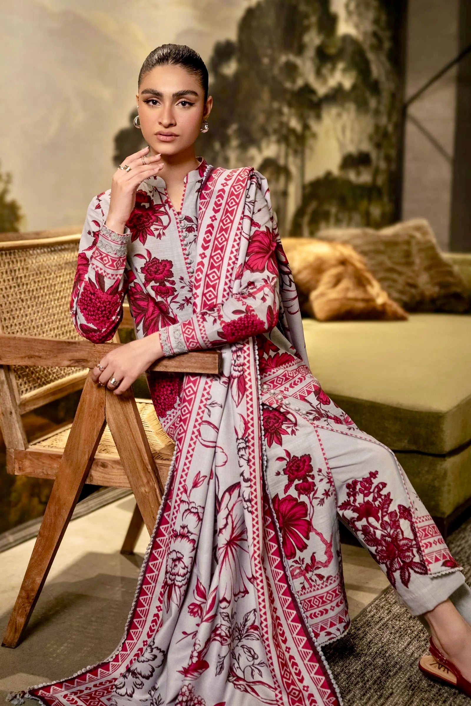 Maria B Khaddar 3 Piece Suit MAR179