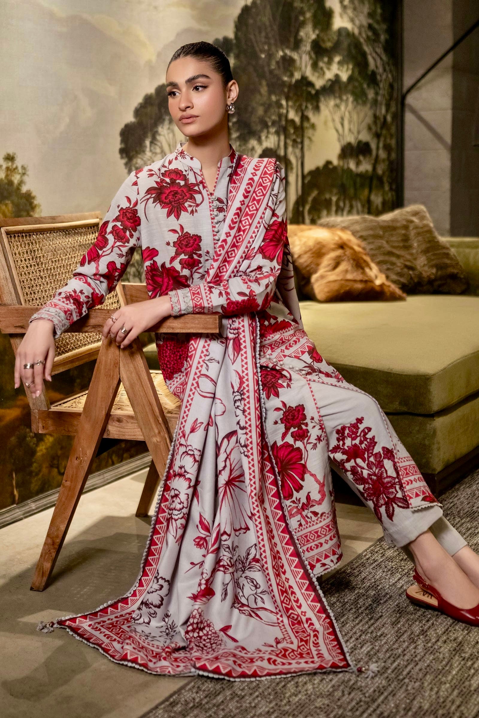 Maria B Khaddar 3 Piece Suit MAR179