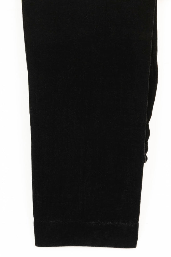 Mihrimah Velvet Dress and Trousers Black Set MIH113