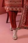 Mihrimah Luxury Velvet 3 Piece Suit Rust MIH86