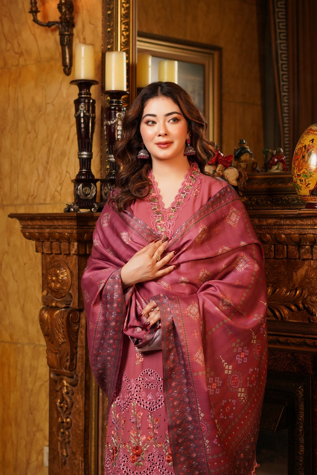 Munira Festive Dhanak 3 Piece Suit MUN678