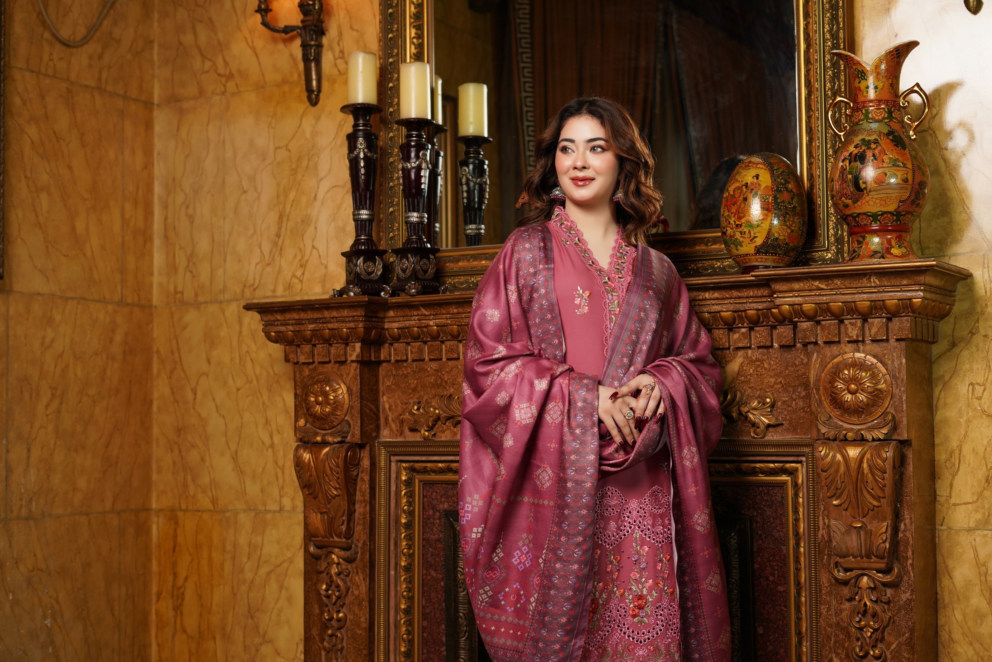 Munira Festive Dhanak 3 Piece Suit MUN678