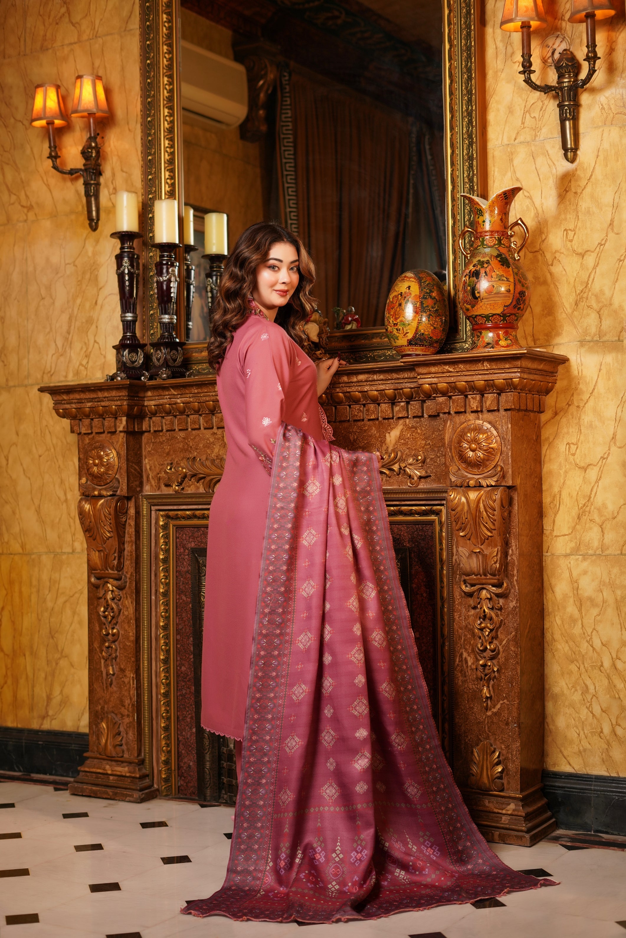 Munira Festive Dhanak 3 Piece Suit MUN678