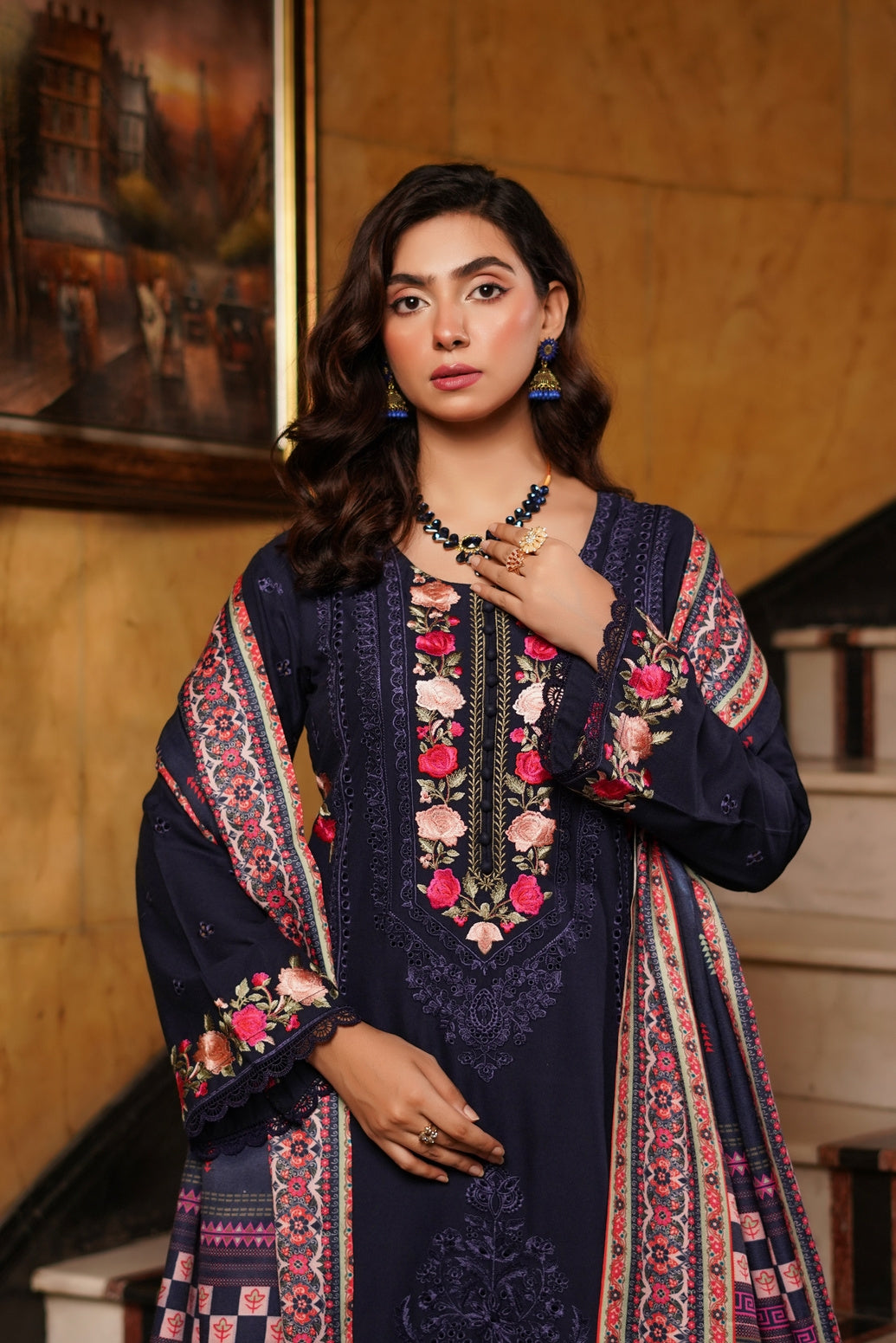 Munira Festive Dhanak 3 Piece Suit MUN675