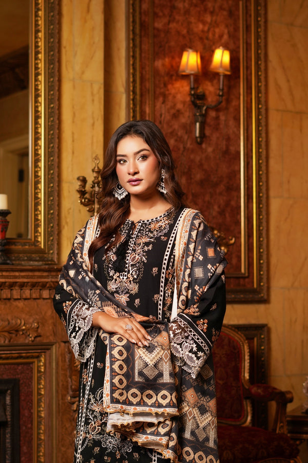 Munira Festive Dhanak 3 Piece Suit MUN676