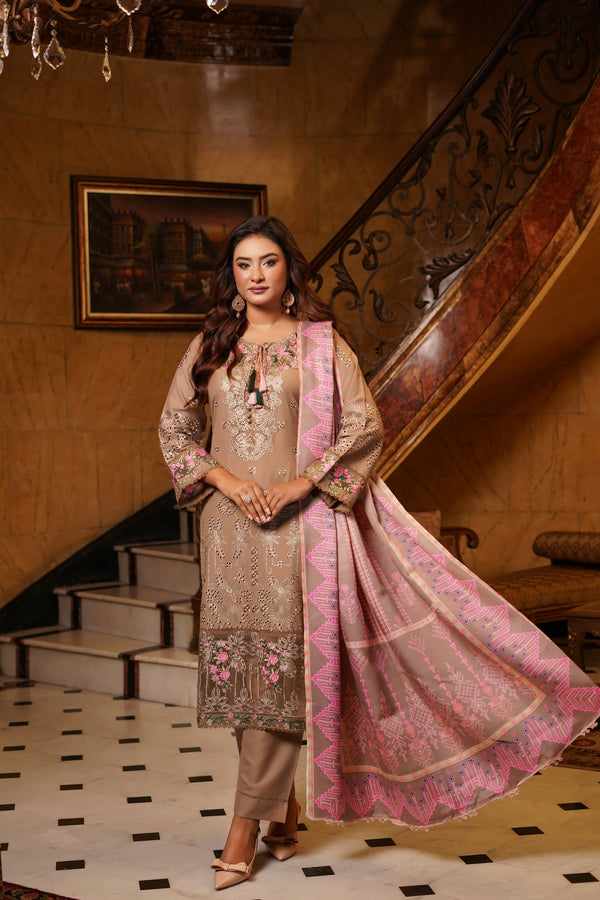 Munira Festive Dhanak 3 Piece Suit MUN677