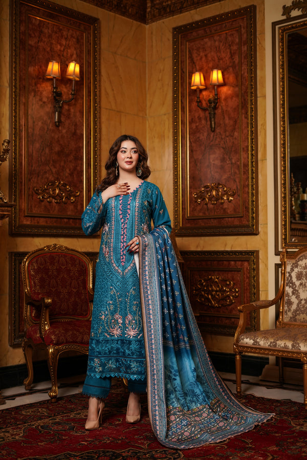 Munira Festive Dhanak 3 Piece Suit MUN680