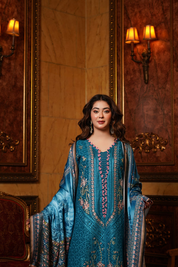 Munira Festive Dhanak 3 Piece Suit MUN680