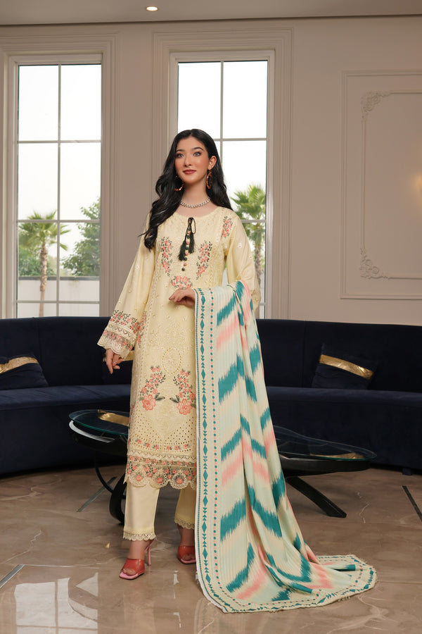 Munira Festive Dhanak 3 Piece Suit MUN704