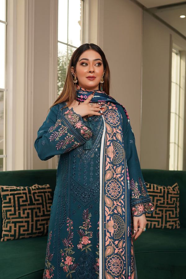 Munira Festive Dhanak 3 Piece Suit MUN705