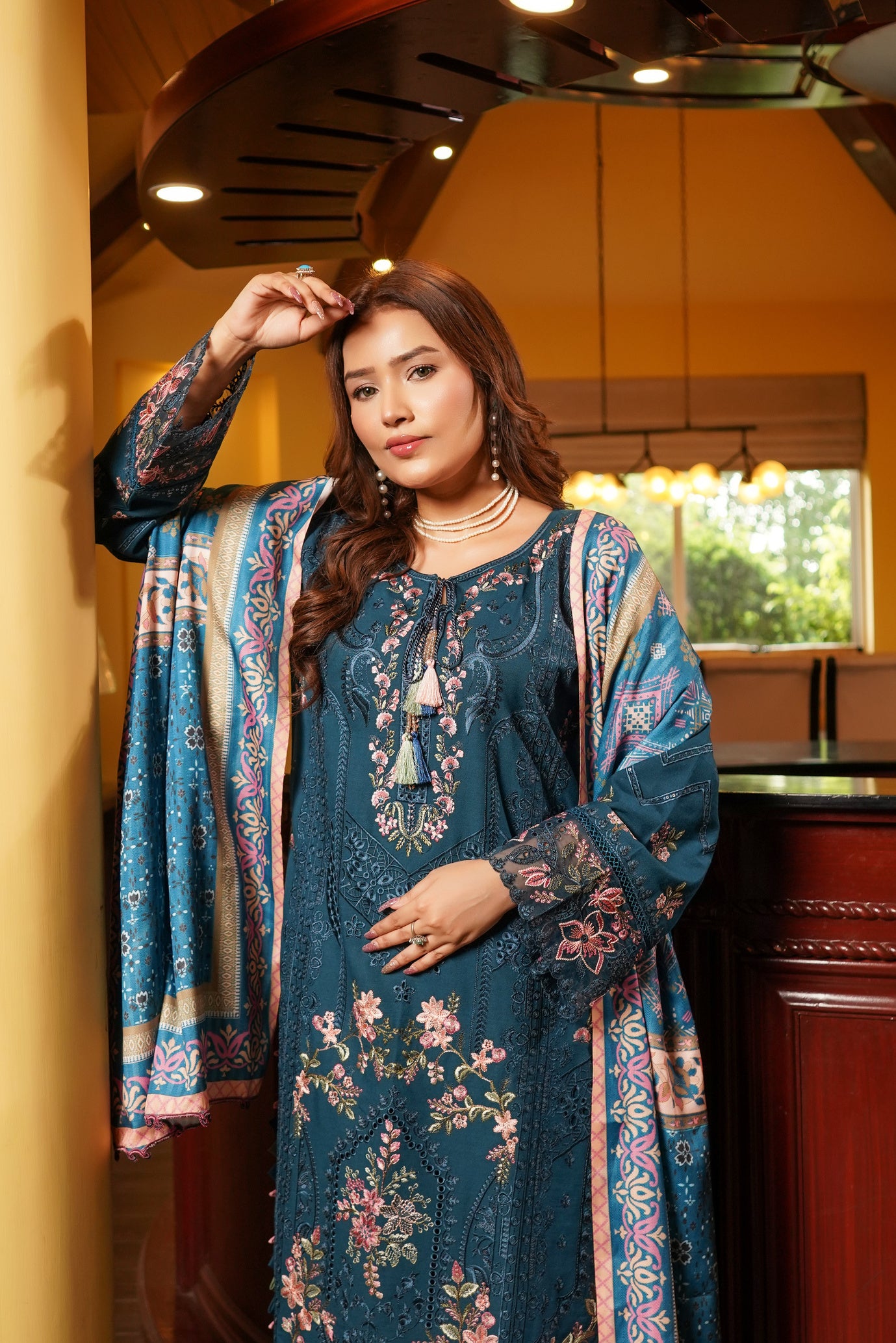 Munira Festive Dhanak 3 Piece Suit MUN697
