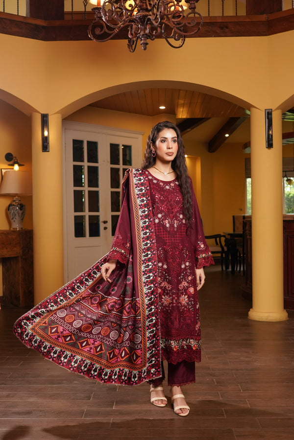 Munira Festive Dhanak 3 Piece Suit MUN698