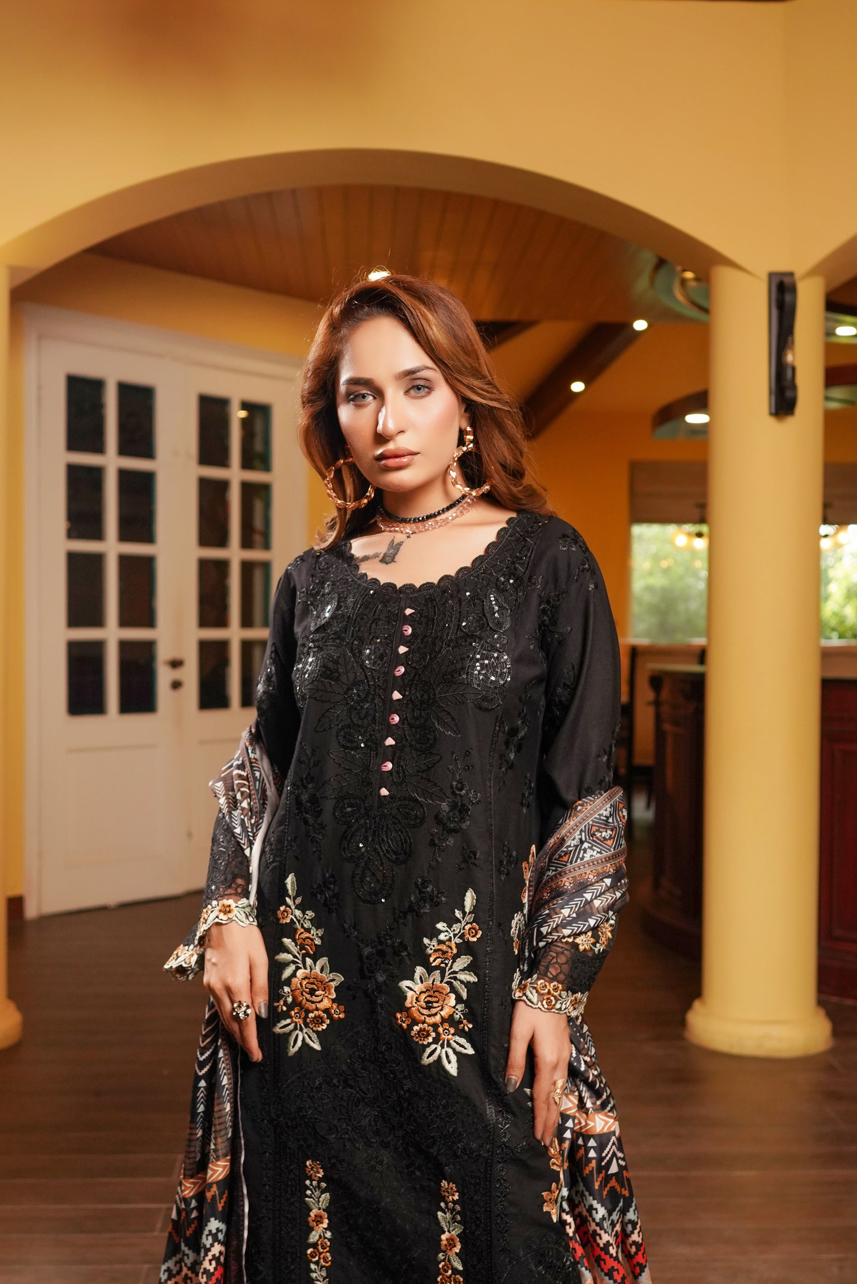 Munira Festive Dhanak 3 Piece Suit MUN701