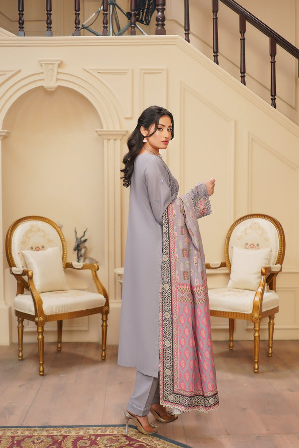 Munira Festive Dhanak 3 Piece Suit MUN717