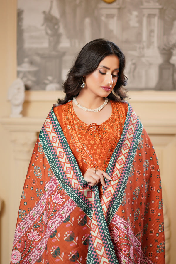 Munira Festive Dhanak 3 Piece Suit MUN719