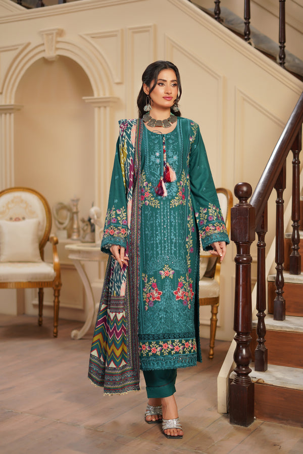 Munira Festive Dhanak 3 Piece Suit MUN716