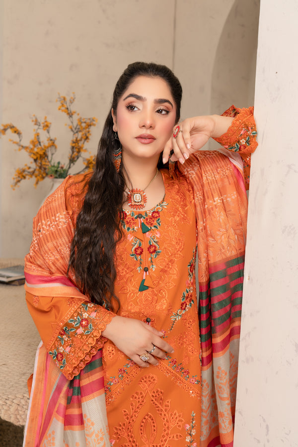 Munira Festive Lawn 3 Piece Suit MUN750