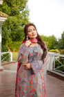 Munira Embroidered Linen 3 Piece Suit MUN689