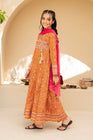 Ziva Embroidered Lawn Girls 3 Piece Dress ZIV04