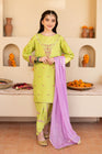 Ziva Embroidered Lawn Girls 3 Piece Suit ZIV03