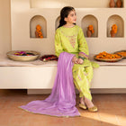 Ziva Embroidered Lawn Girls 3 Piece Suit ZIV03