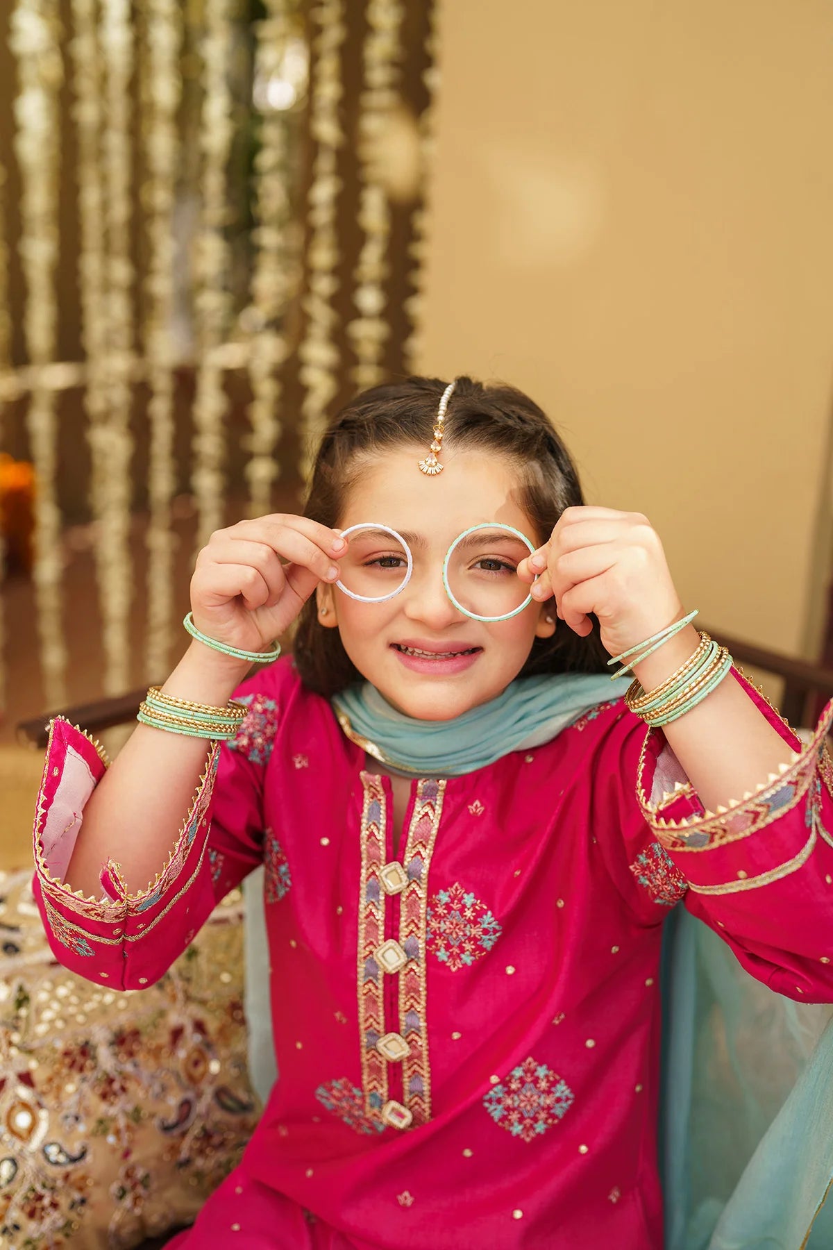 Ziva Embroidered Lawn Girls 3 Piece Suit ZIV09