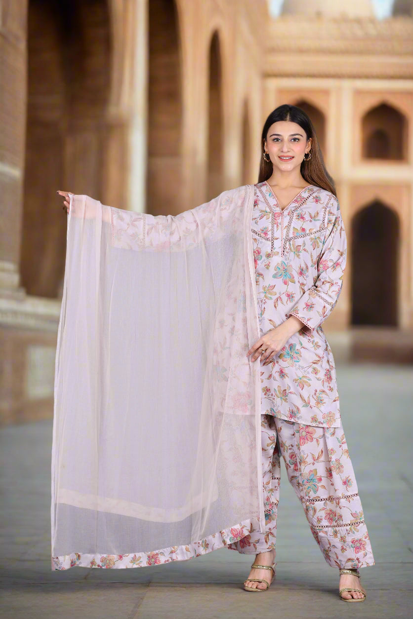 Pezaro Cotton Silk Farshi Shalwar Suit PEZ148