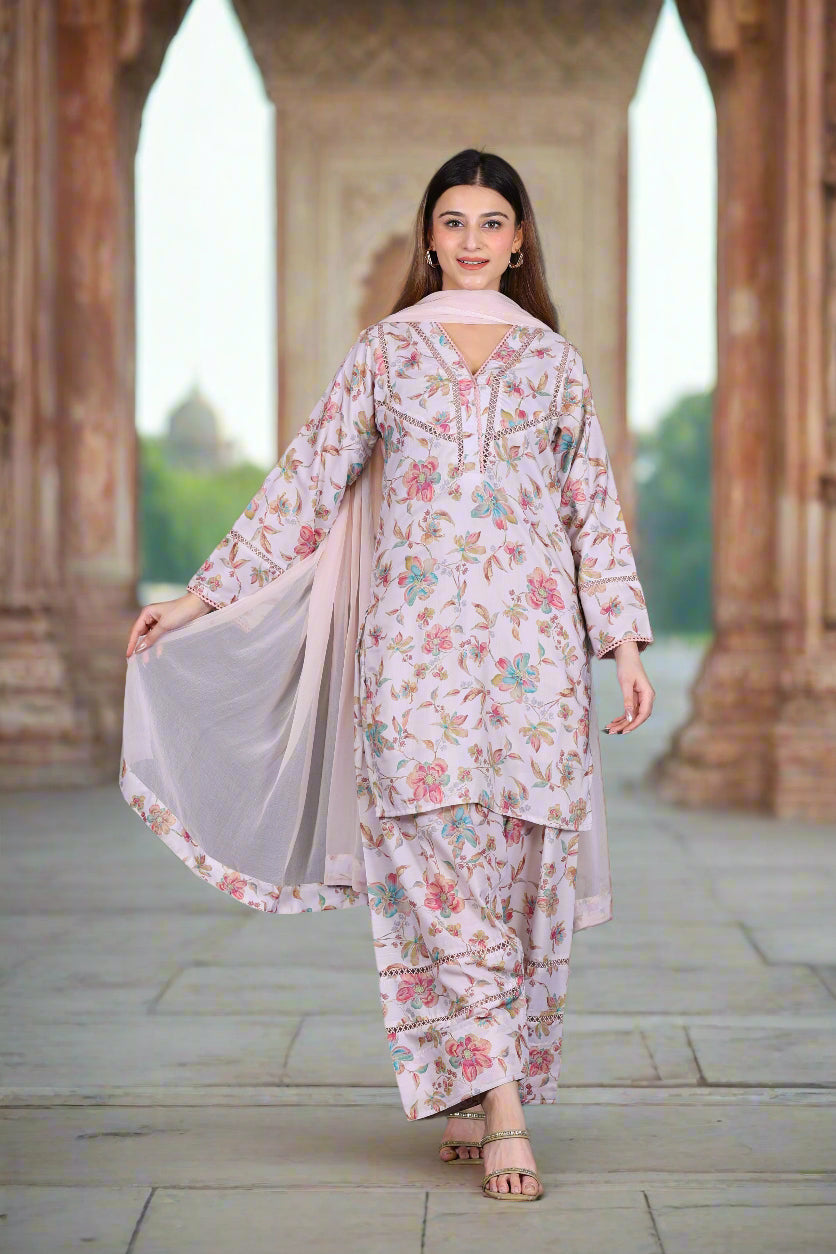 Pezaro Cotton Silk Farshi Shalwar Suit PEZ148
