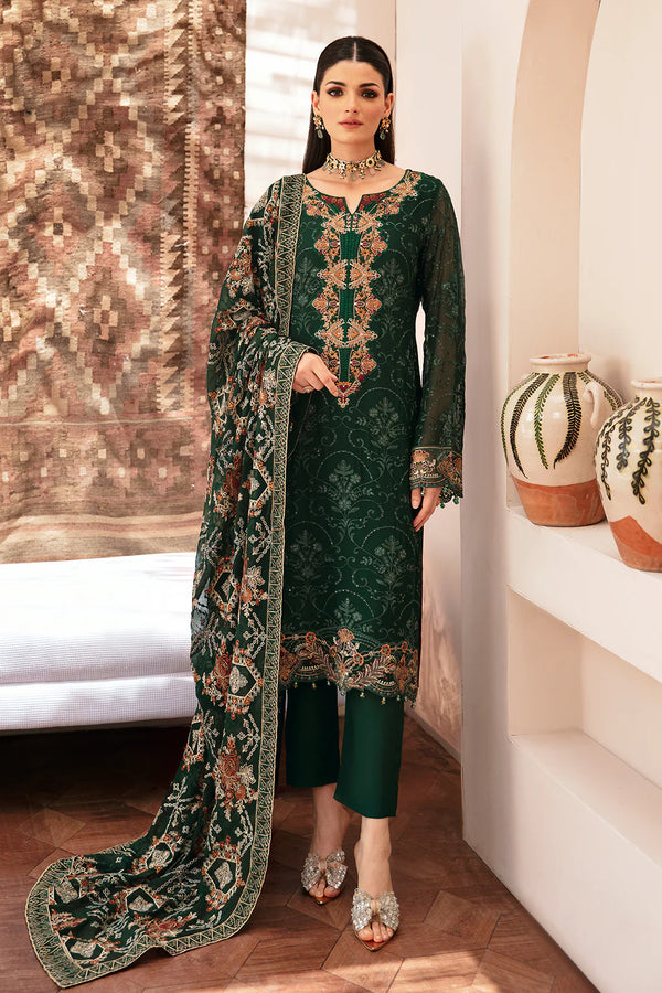 Ramsha Embroidered Chiffon Wedding Wear RAM07
