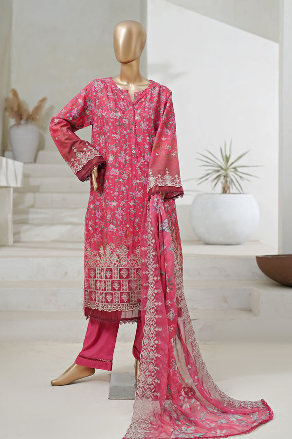 Sada Bahar Chikankari Lawn 3 Piece Suit SBA214