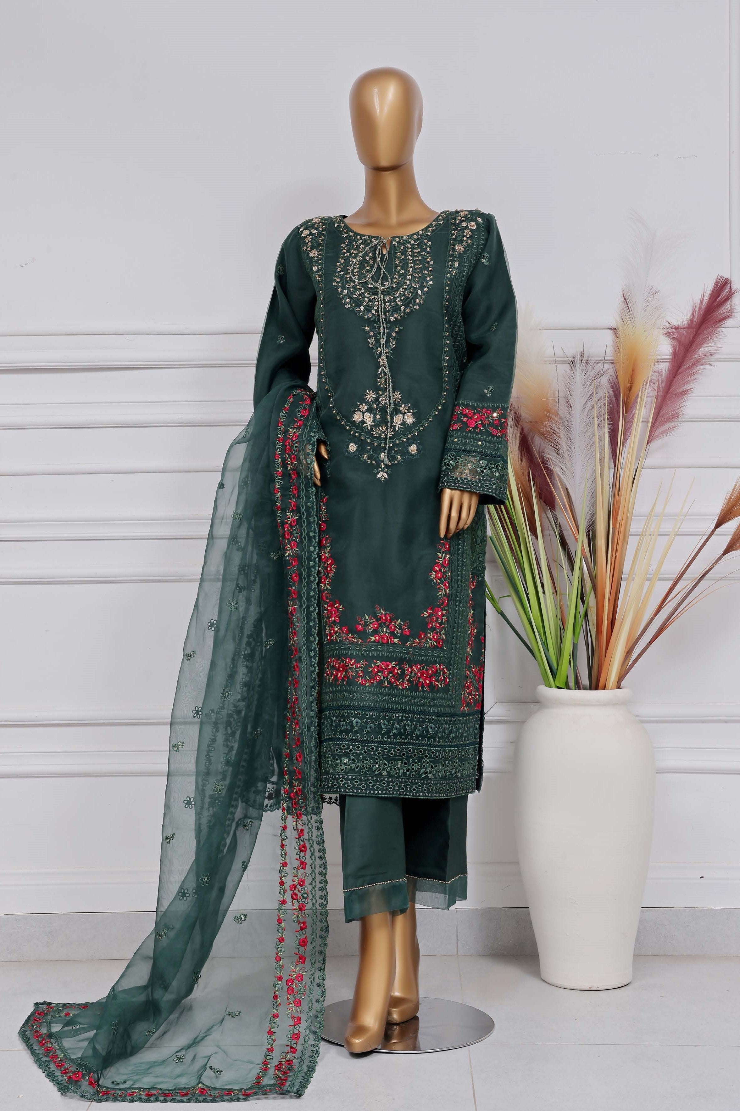 Sada Bahar Embellished Organza Party Wear SBA200