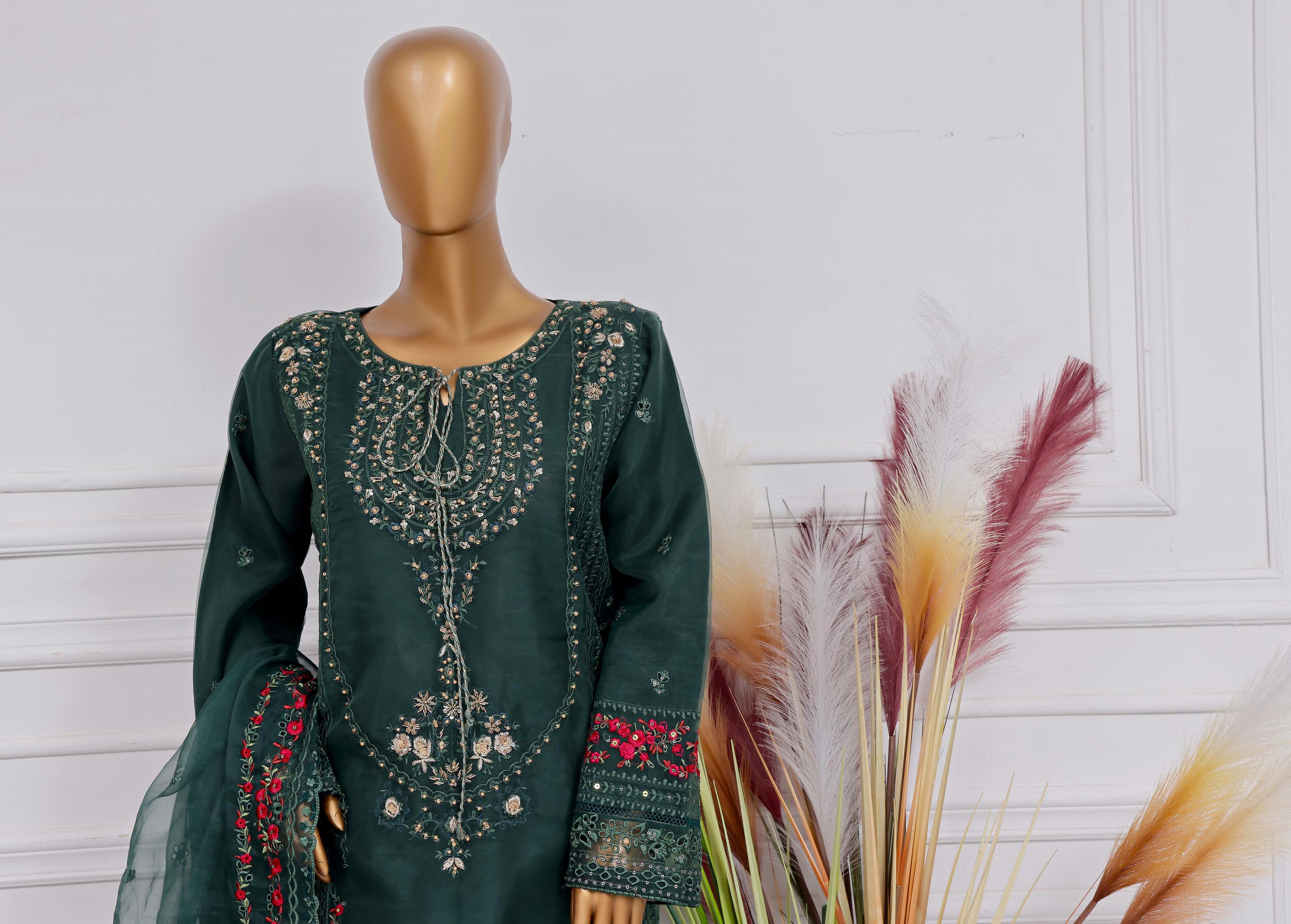 Sada Bahar Embellished Organza Party Wear SBA200