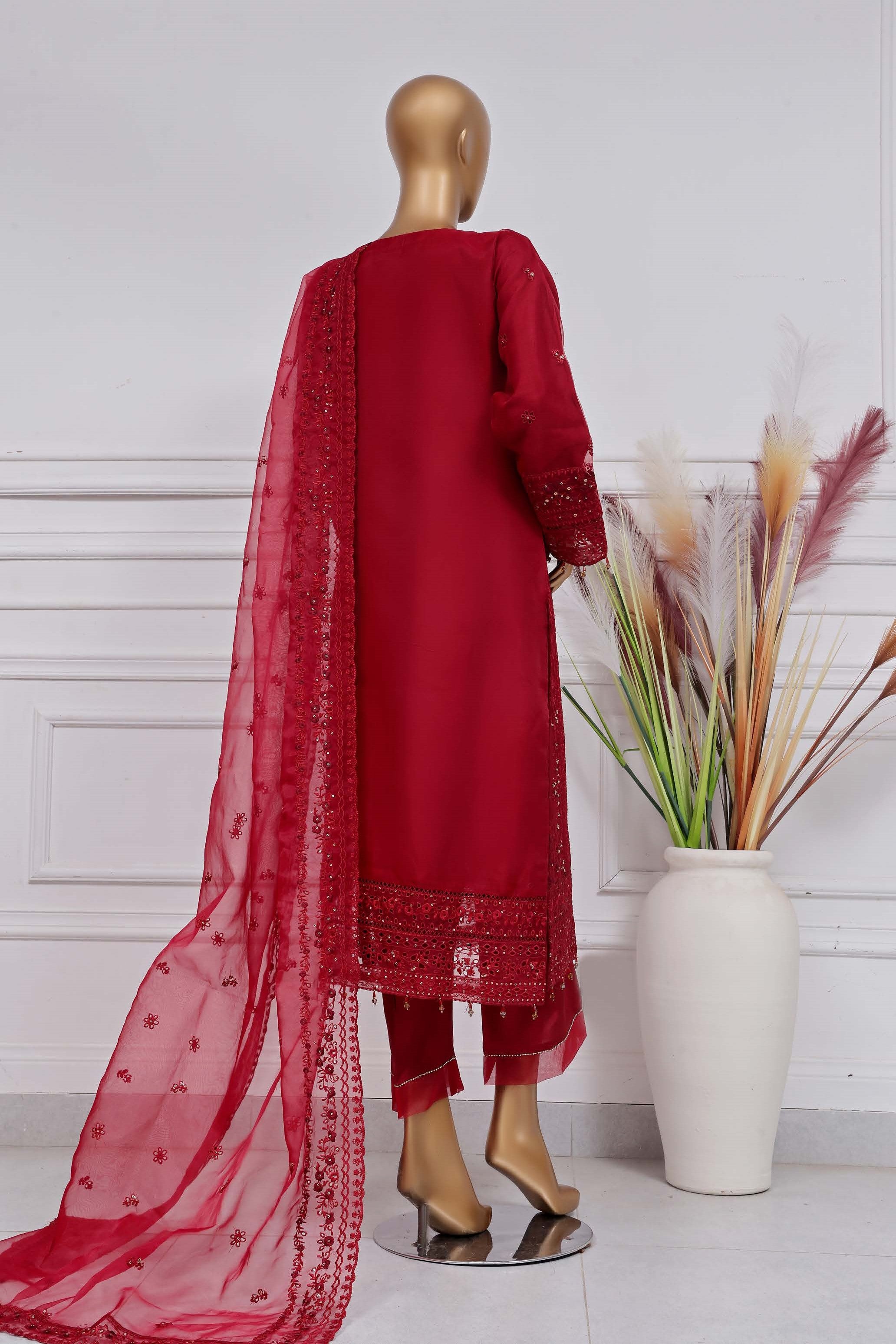 Sada Bahar Embellished Organza Party Wear SBA201