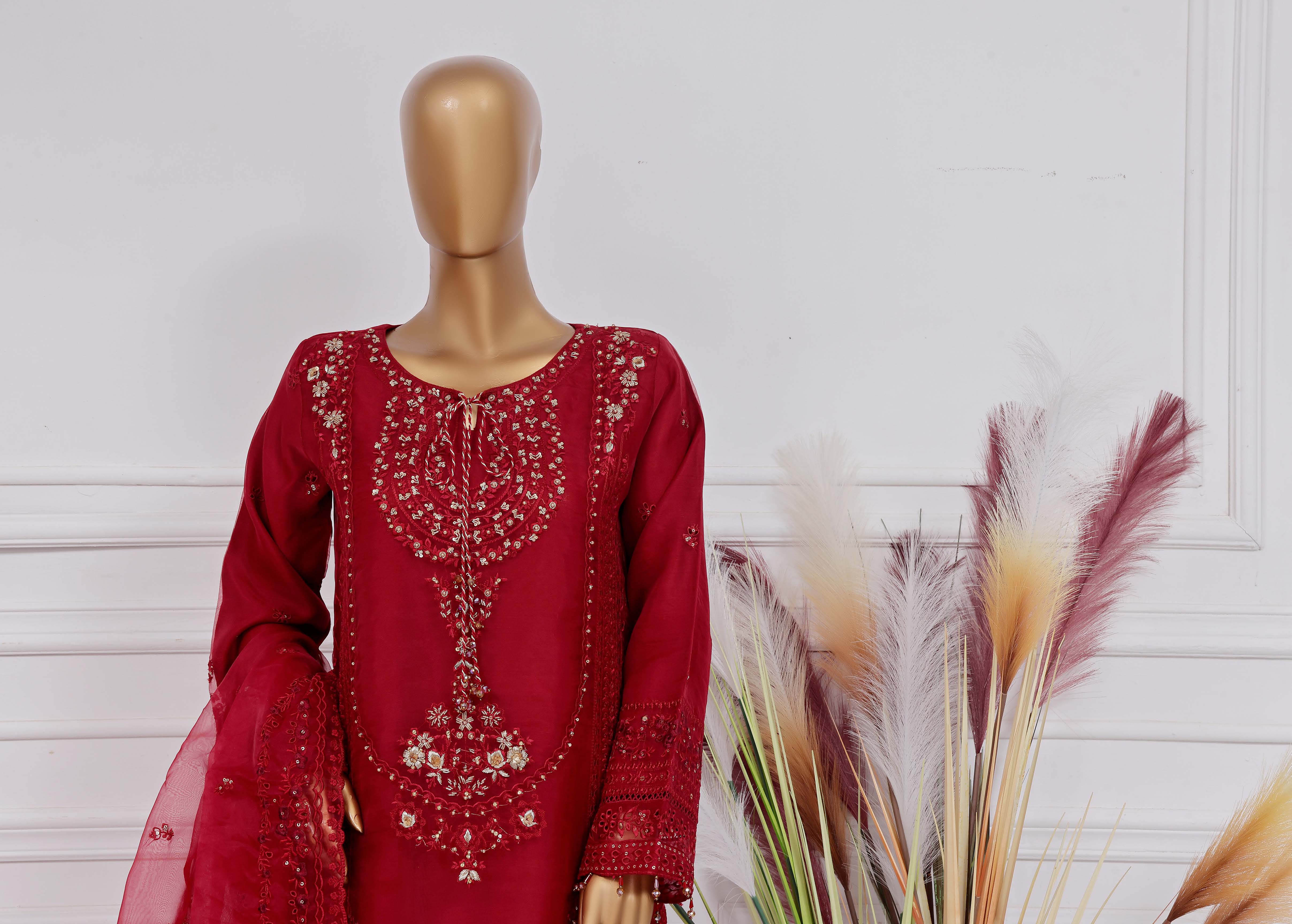 Sada Bahar Embellished Organza Party Wear SBA201