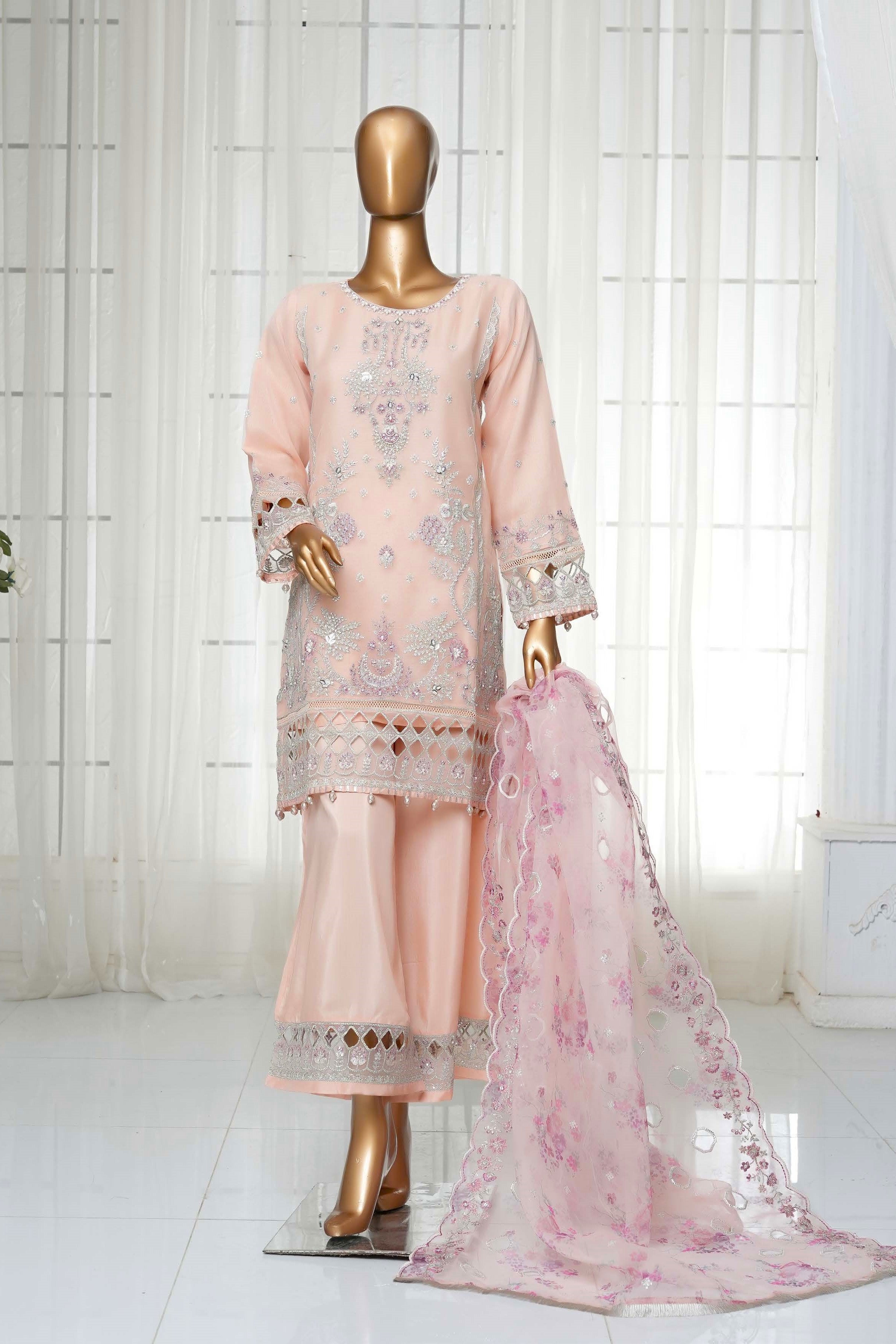 Sada Bahar Embellished Organza Party Wear SBA176