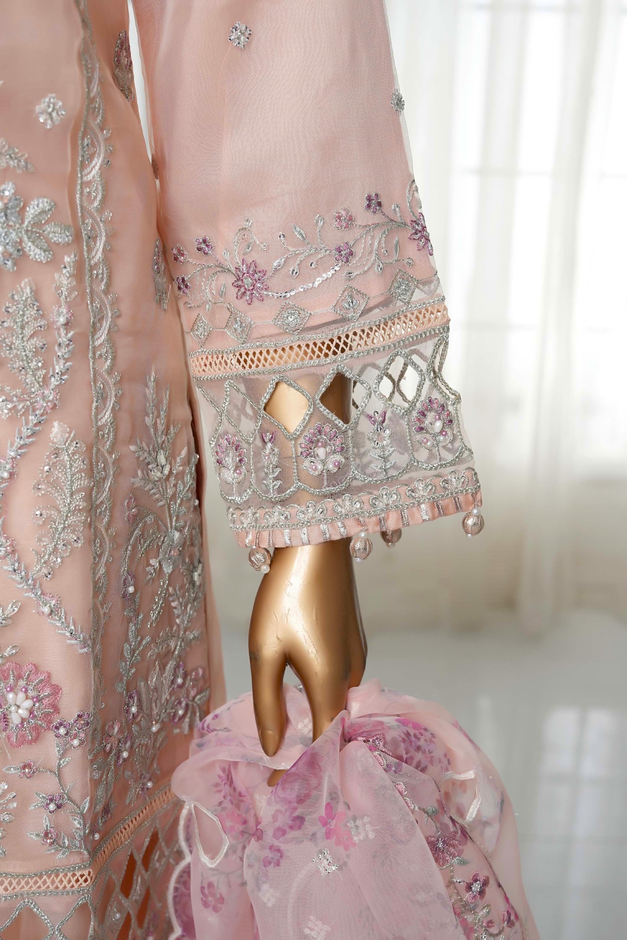 Sada Bahar Embellished Organza Party Wear SBA176