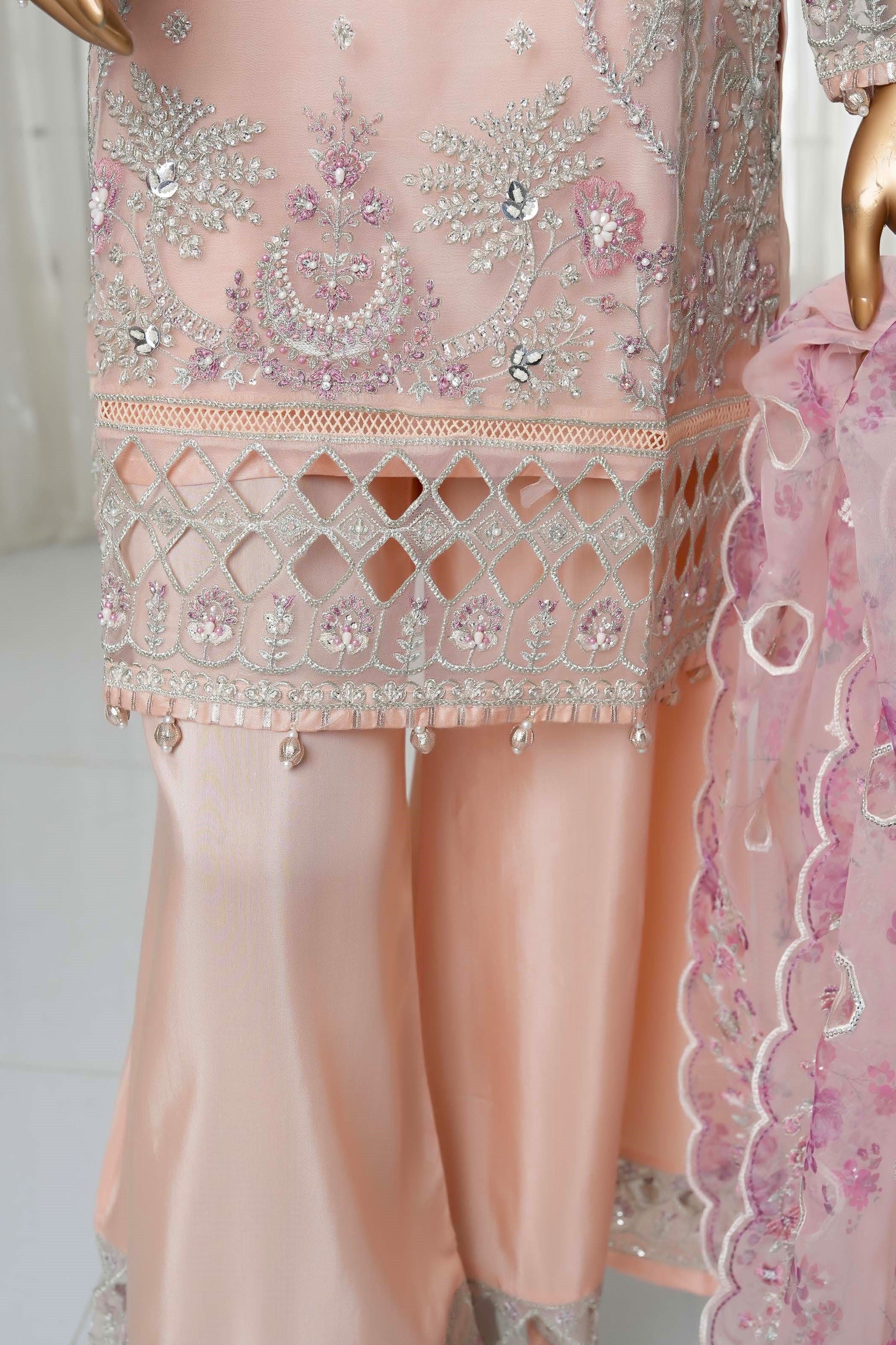 Sada Bahar Embellished Organza Party Wear SBA176