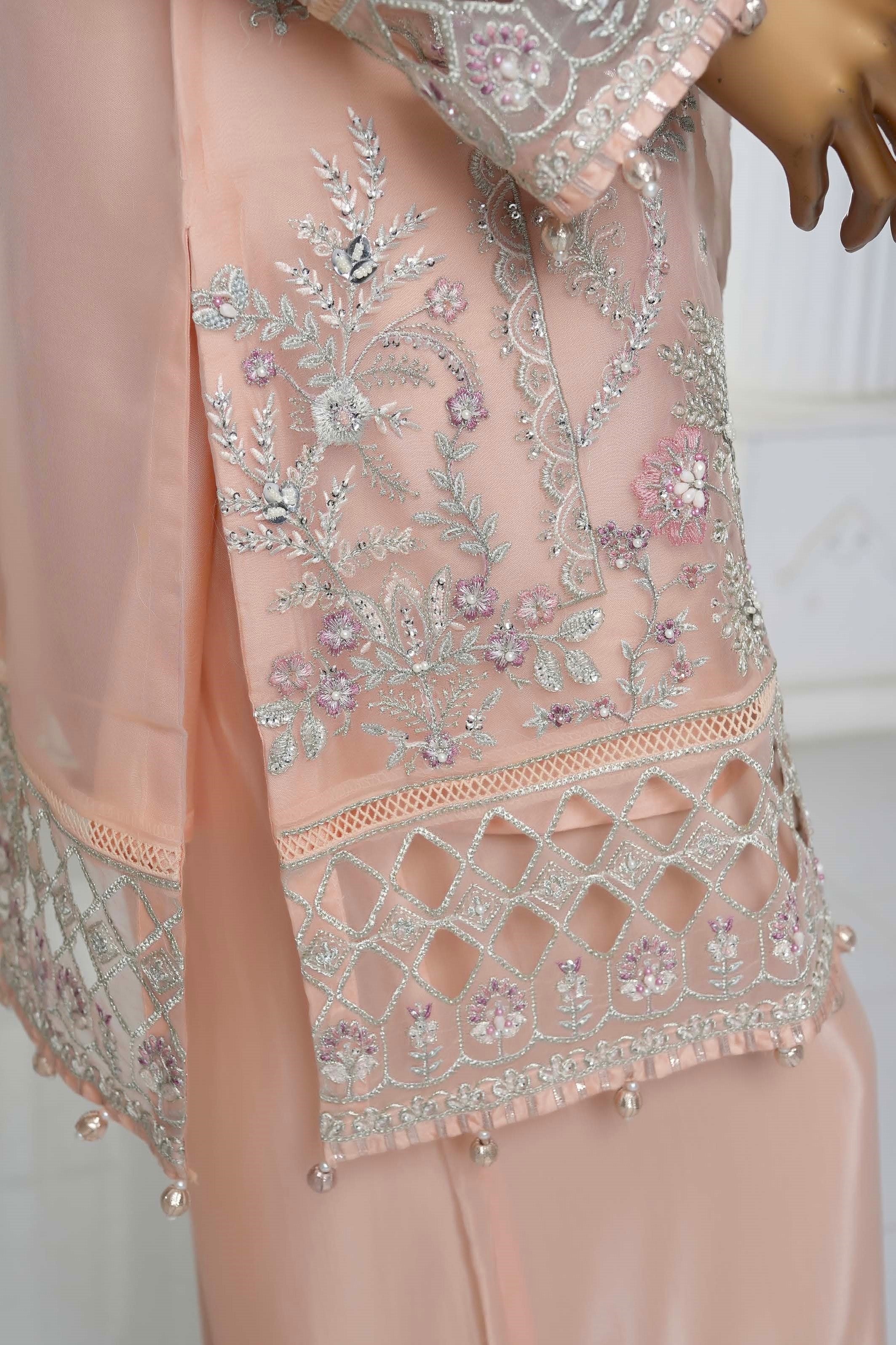 Sada Bahar Embellished Organza Party Wear SBA176